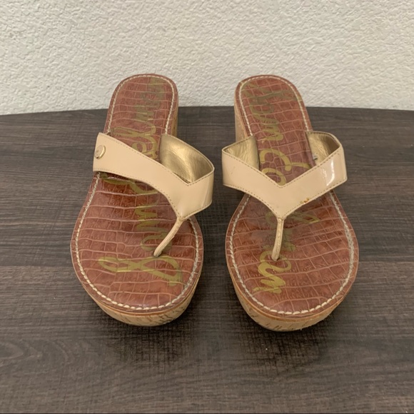 Sam Edelman Romy platform sandal wedge size 9.5 - Picture 5 of 9